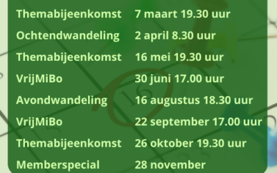 Zet vast in je agenda!